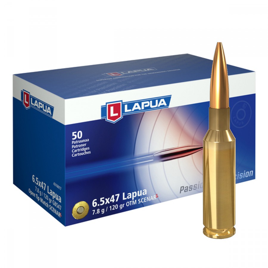 Náboj Lapua 6,5x47 Lapua SCENAR-L, GB547, OTM, 8 g, 123gr